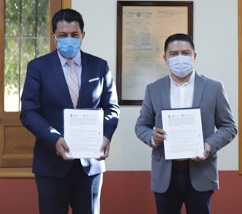 REFRENDAN UTSJR Y MUNICIPIO DE PEÑAMILLER APOYOS A ESTUDIANTES