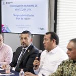  AUTORIDADES UNEN ESFUERZOS PARA ATENDER LA TEMPORADA DE LLUVIAS